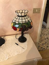 VINTAGE - LAMPADA TIFFANY IN MADREPERLA