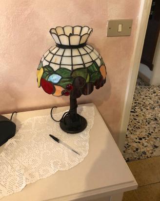 VINTAGE - LAMPADA TIFFANY IN MADREPERLA