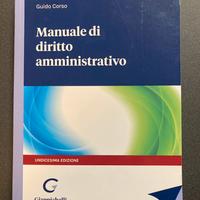 Manuale di diritto amministrativo- Guido Corso