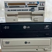 Lettori CD DVD Floppy e Memorie PC Fisso