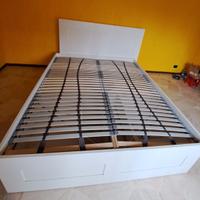 LETTO MATRIMONIALE BIANCO