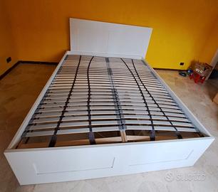 LETTO MATRIMONIALE BIANCO