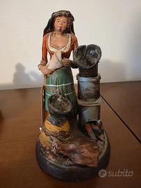 Statuina Presepe Angela Tripi - Terracotta origina