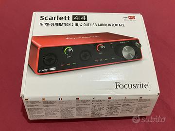 scheda audio Focusrite Scarlet 4i4 3rd gen