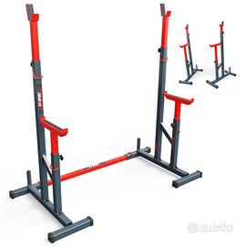 Multi squat rack regolabile