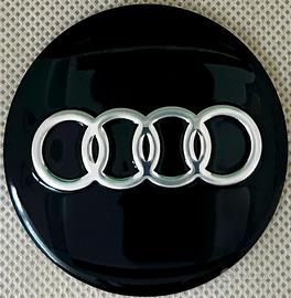 4 lentine audi nero logo cromo cp133