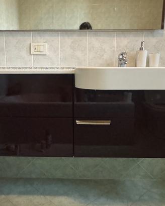 Mobiletto con lavabo bagno