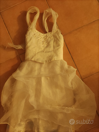 Vestito cerimonia bambina sposa damigella