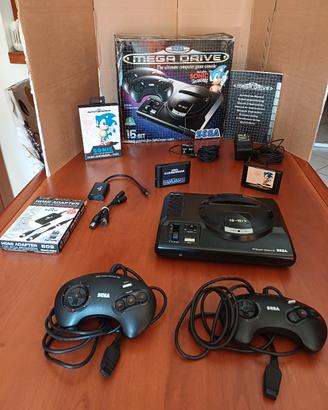SEGA Mega Drive + adatt. HDMI