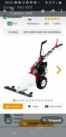  motofalciatrice 4 tempi a benzina verde 