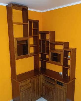 Libreria con vano TV