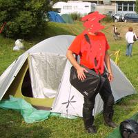 Tenda 3 posti letto con bagagliera posteriore