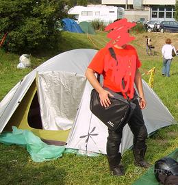 Tenda 3 posti letto con bagagliera posteriore