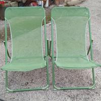 Due sdraio con schienale regolabile