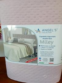 Copriletto Trapuntato Miley - Matrimoniale - rosa