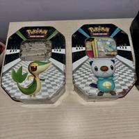 tin box oshawott snivy pokemon