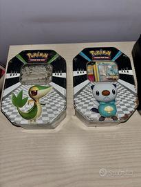 tin box oshawott snivy pokemon