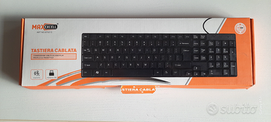 Tastiera cablata per pc  -  Nuova