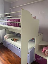 Struttura letto estraibile