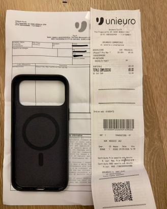 Custodia Apple Iphone 17 Pro Max - Nera