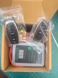 Stacca batteria con telecomando. Nuovo