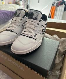 New Balance 550 Nero Bianco Donna Sneakers