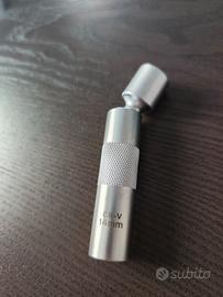 chiave magnetica per candela con snodo 14mm