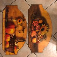 Quadri in legno con natura autunnale