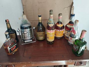 bottiglie liquori vari da collezionismo