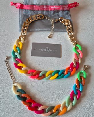 Parure collana bracciale 