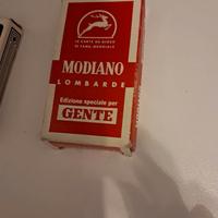 Mazzo di carte da gioco Modiano Lombarde