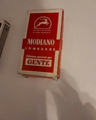 Mazzo di carte da gioco Modiano Lombarde
