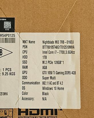 pc fisso (minitower) MSI