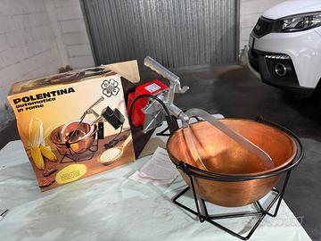 Paiolo con motore di rame