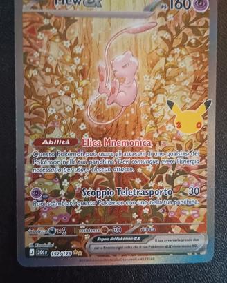 Carta Pokemon MEX EX 30th