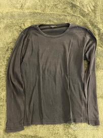 Maglia collo largo nera