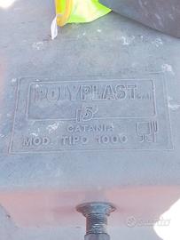 2 recipienti polyplast da 1000 litri