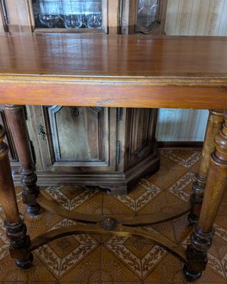 Consolle antica in noce stile Luigi XIV - Tavolino