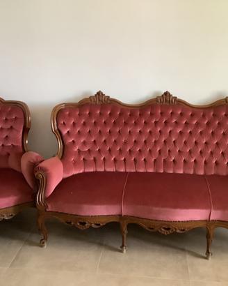 Salotto anni ‘70 in stile impero