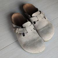 Birkenstock Boston Camoscio verde salvia 42