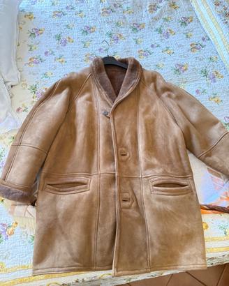 Cappotto Shearling Montone vintage uomo