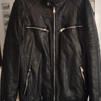 Giacca ecopelle nera L-XL