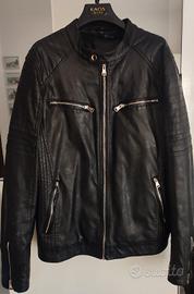 Giacca ecopelle nera L-XL