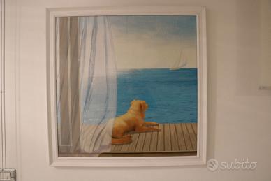 Quadro con cane Labdrador