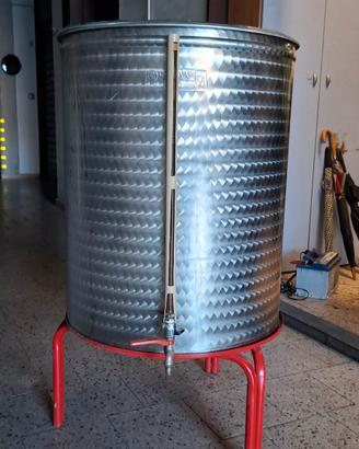 fusto acciaio inox 200 lt 