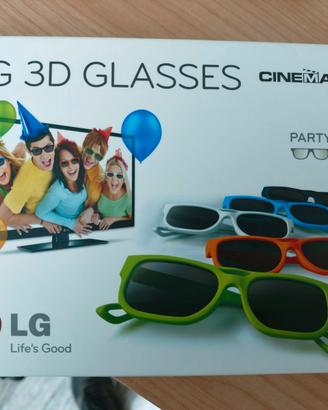 LG 3D Glasses Party Pack X 5 Bundle Cinema 3D