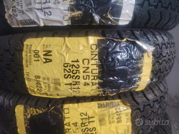 gomme pirelli 125r12 per Fiat 500 d'epoca 