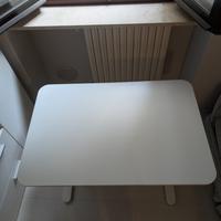 Scrivania regolabile Ikea BEKANT bianca