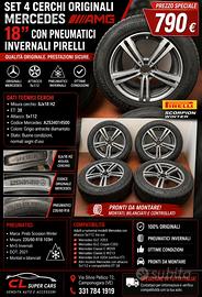 SET 4 CERCHI ORIGINALI MERCEDES AMG 18”