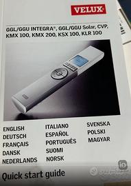 TELECOMANDO KLR 100 GGL/GGU Integra WIRELESS VELUX